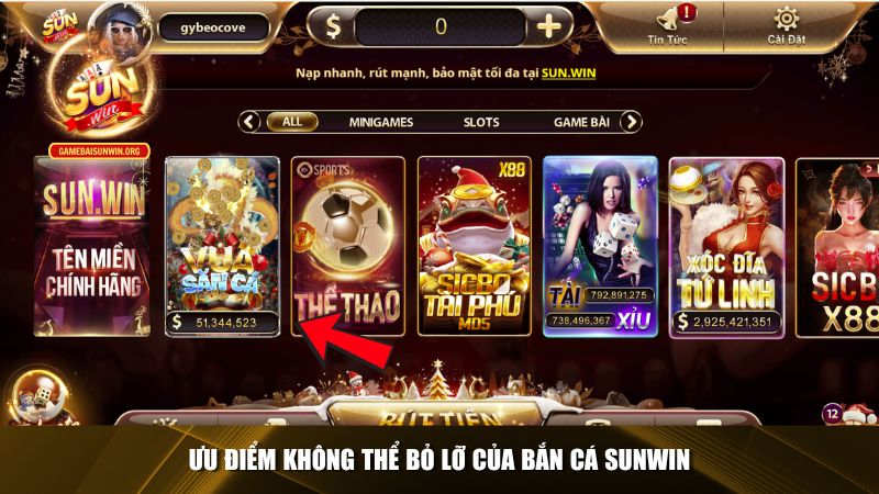 Bắn Cá Sunwin – Chinh Phục Đại Dương, Rinh Thưởng Khủng Ưu điểm không thể bỏ lỡ của bắn cá Sunwin